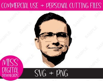 Pierre Poilievre - SVG/PNG: Sublimation, Cricut Cut Datei - 3 Schichten, digitaler Download
