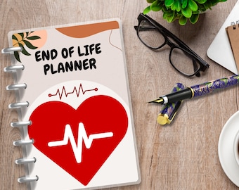 End Of Life Planner, Funeral Planning Organizer, Legacy Journal, Life Celebration Book, Memory Book, Bereavement Gift