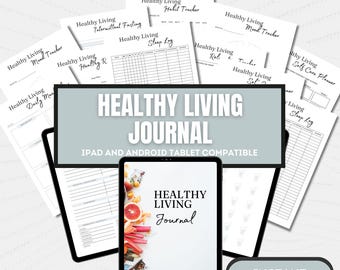 Healthy Living Journal | fitness planner | Workout planner