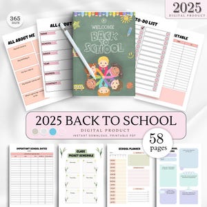 Academic Planner with Weekly & Monthly Pages, Student Agenda, Study Organizer, School Year Planner, School Supplies, Back To School Gift