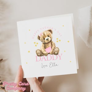 Carte de fête des pères, carte de fête des pères pour papa, carte de fête des pères papa, jolie carte de fête des pères pour papa, carte de fête des pères de sa fille