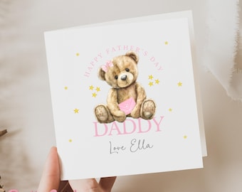 Father's Day Card, Father's Day Card for Daddy, Daddy Father's Day Card, Cute Father's Day Card For Dad, Father's Day Card From Daughter