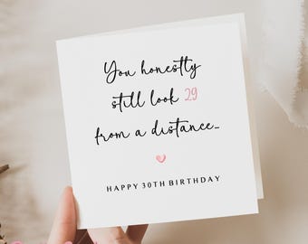 30th Birthday Card For My Best Friend, Best Friend 30th Birthday, Thirtieth Card, Milestone Card, 30th Birthday Card For Her, Milestone Card
