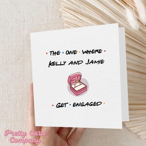 Engagement Card, Personalised Engagement Card, Engagement Card For Friends, Congrats Card, Engagement Card for Family, Funny Engagement Card