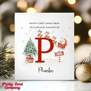 Personalised Children&#39;s Christmas Card, First Christmas Card, Baby&#39;s First Christmas, Baby Girl Christmas Card, Baby Boy Christmas Card 2025