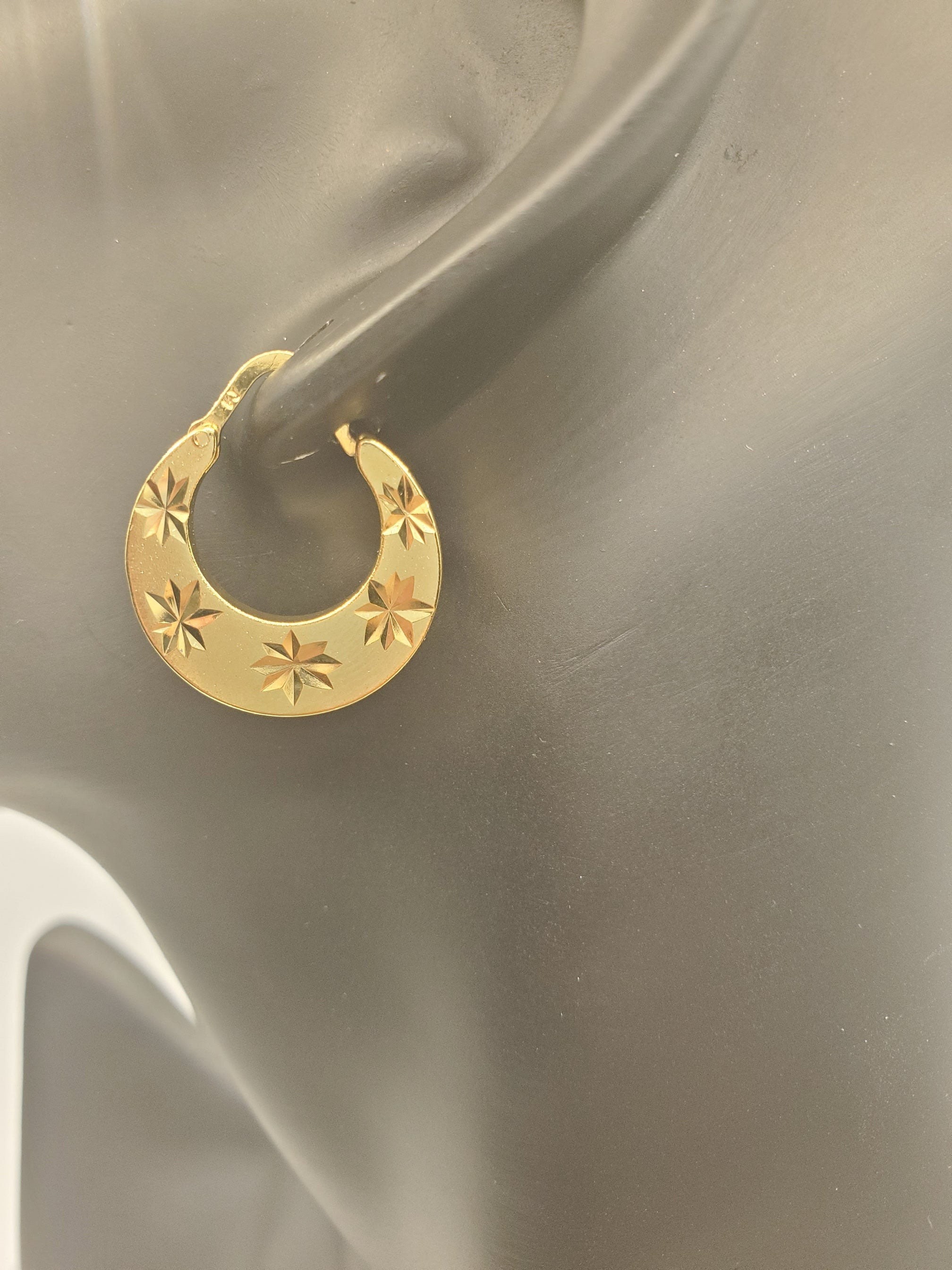 18k Gold Plated Easy Wear Nattiyan Earrings - Etsy