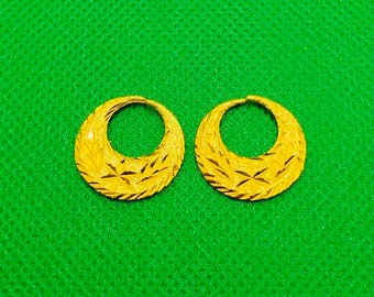 Boucles d'oreilles Nattiyan en or | Argent véritable, Bijoux fantaisie