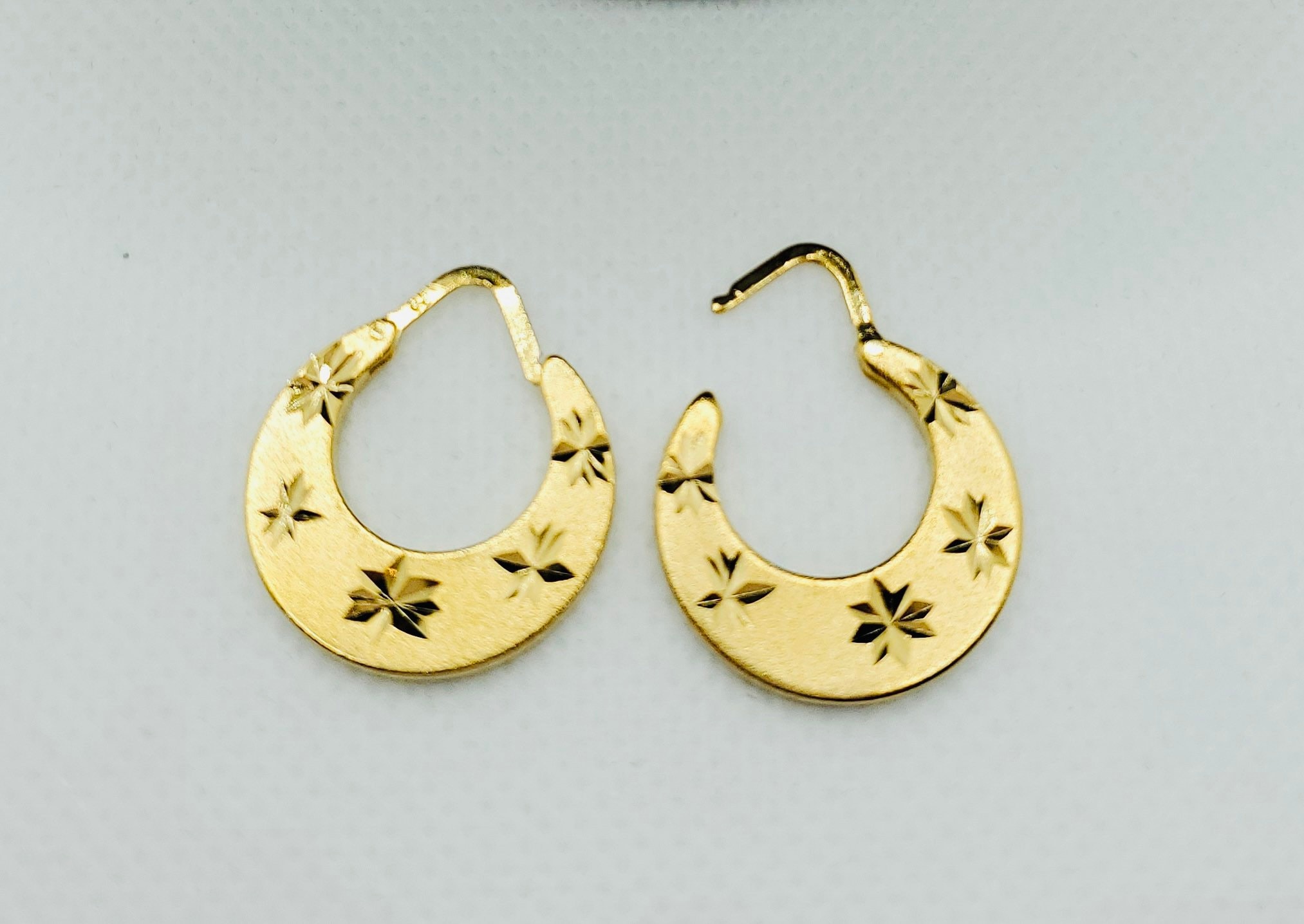18k Gold Plated Easy Wear Nattiyan Earrings - Etsy