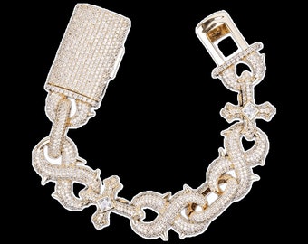 Bracelet « Croix Infini »