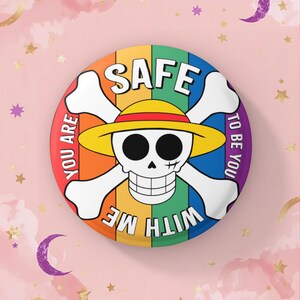 Anime Button Magnet | PRIDE Round Magnet