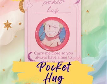 Resin Pocket Hug | Pirate Swordsman Comfort Character Acrylic Charm