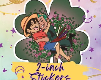 Lucky Zolu Pirate Anime Stickers | Waterproof Anime Laptop Decals