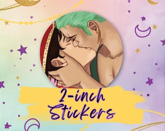 One Piece Stickers | ZOLU Kiss Waterproof Decal