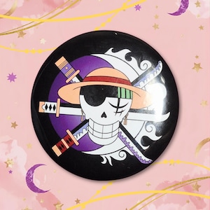 Zolu Jolly Roger Pin | Pirate Anime Metal Button Pin