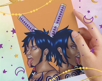 Pirate Anime Surgeon Law | WAP Printed Comfort Character Wall Art Poster