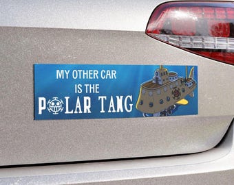 My Other Car is- | Yellow Submarine Pirate Anime Car Magnet