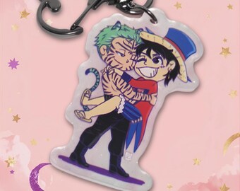 Zolu Circus Keychain | Pirate Anime Comfort Character Acrylic Charm