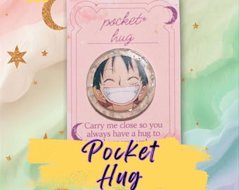 Resin Pocket Hug | Pirate Captain Comfort Character Acrylic Charm