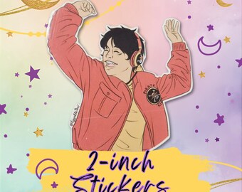 One Piece Stickers | Vinyl 2" Waterproof: Pirate Captain Comfort Character Decal