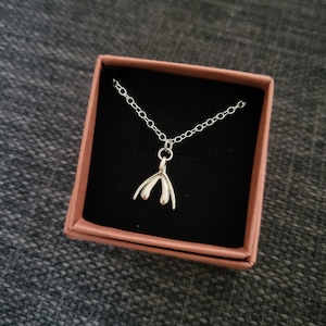 Mini collana clitoride taglia S - in argento massiccio con la sua catena in argento massiccio