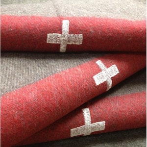 SWISS Style army Military Wool blanket