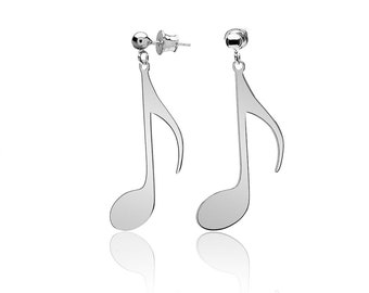 【LOGO EARRINGS(SV925)】 MUZE MUSE Logo Earrings – Muse