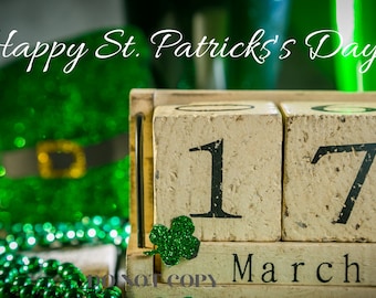 Zoom Virtueller Hintergrund | St. Patrick es Day Hintergrund | Kulisse | Facebook | Microsoft Teams | WebEx | Google Meet | Skype