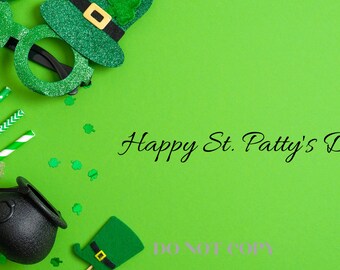 Zoom Virtueller Hintergrund | St. Patrick es Day | Kulisse | Facebook | Microsoft Teams | WebEx | Google Meet | Skype