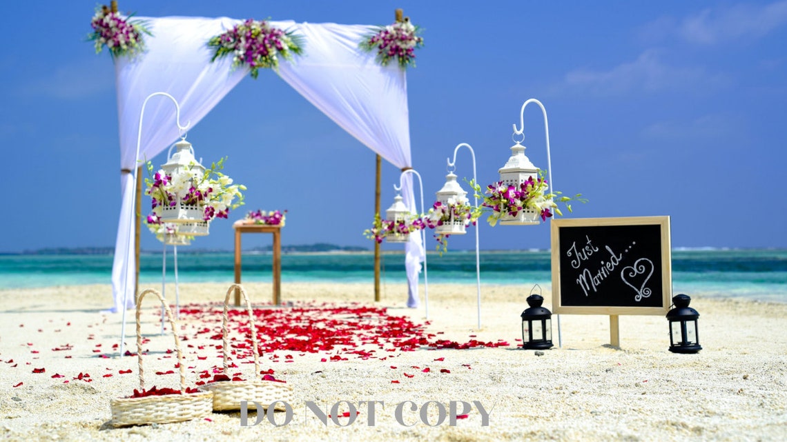 Buy Zoom Virtual Background Wedding Background Backdrop Online in India Etsy
