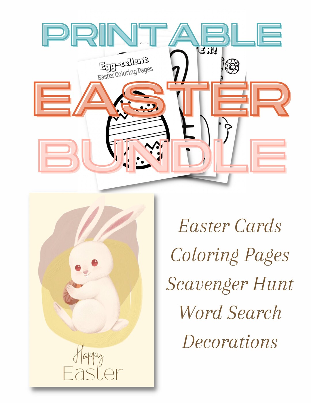 Printable Easter Bundle! - Etsy