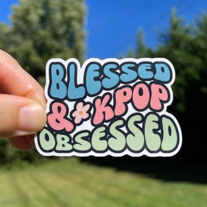 Kpop Blessed Sticker, Korean music, fandom