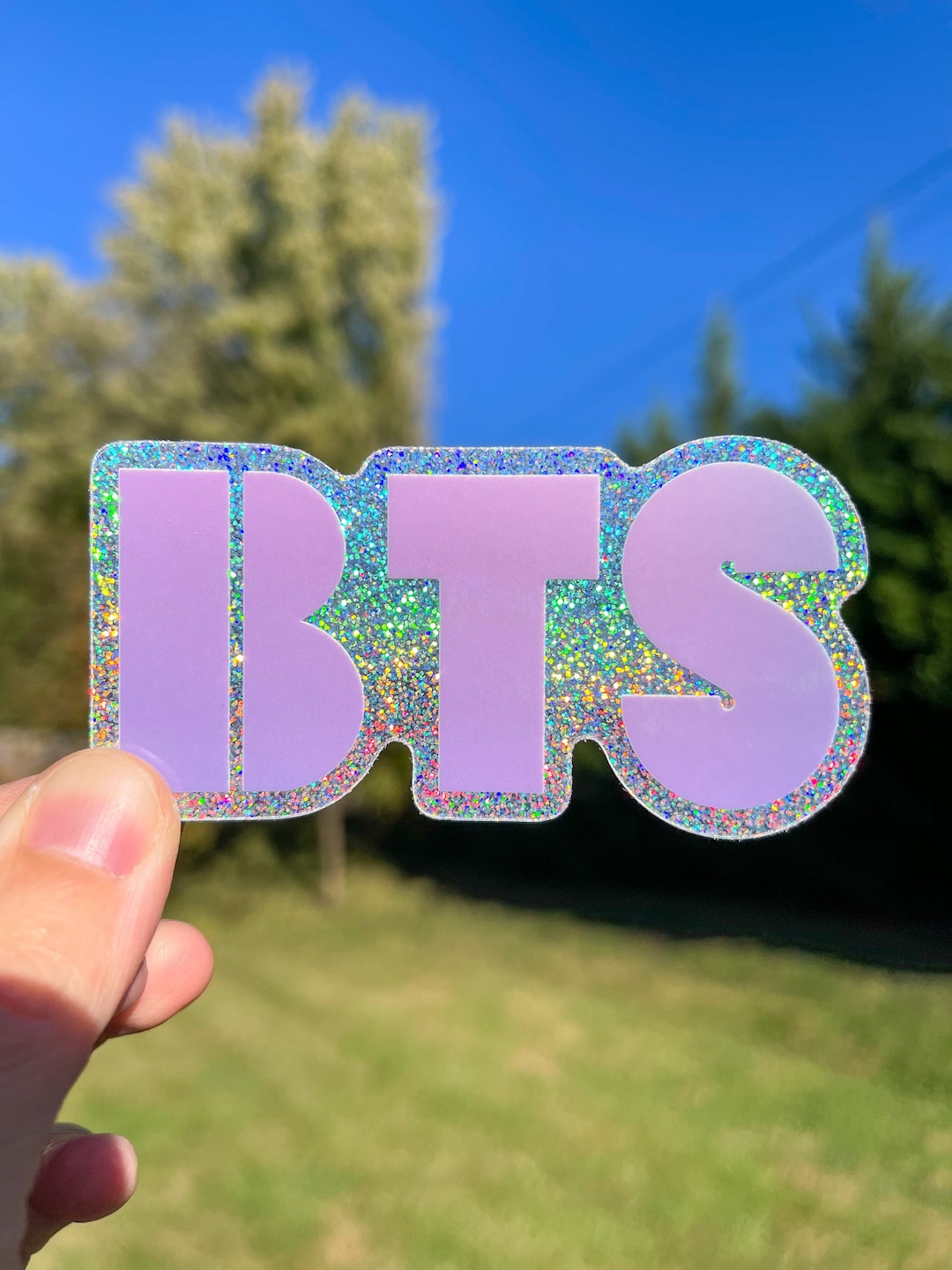 BTS Bangtan Glitter Sticker / Waterproof UV Protected Vinyl - Etsy