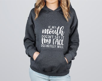 Aww S**t Funny Sarcastic Novelty Graphic Gift Adult Long Sleeve Hoodie Sweatshir 