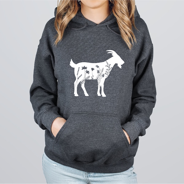 Goat Hoodie Etsy
