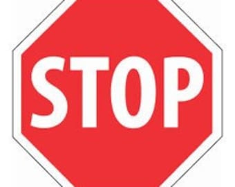 Stop Sign Retired Vintage Embossed Steel Street Sign - Etsy