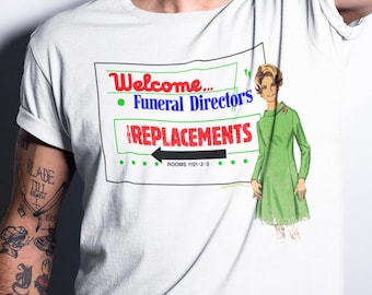 The Replacements 1991 Tour Funeral Directors T-Shirt