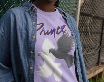 Prince Purple Rain 1984 Tour T-Shirt with Doves