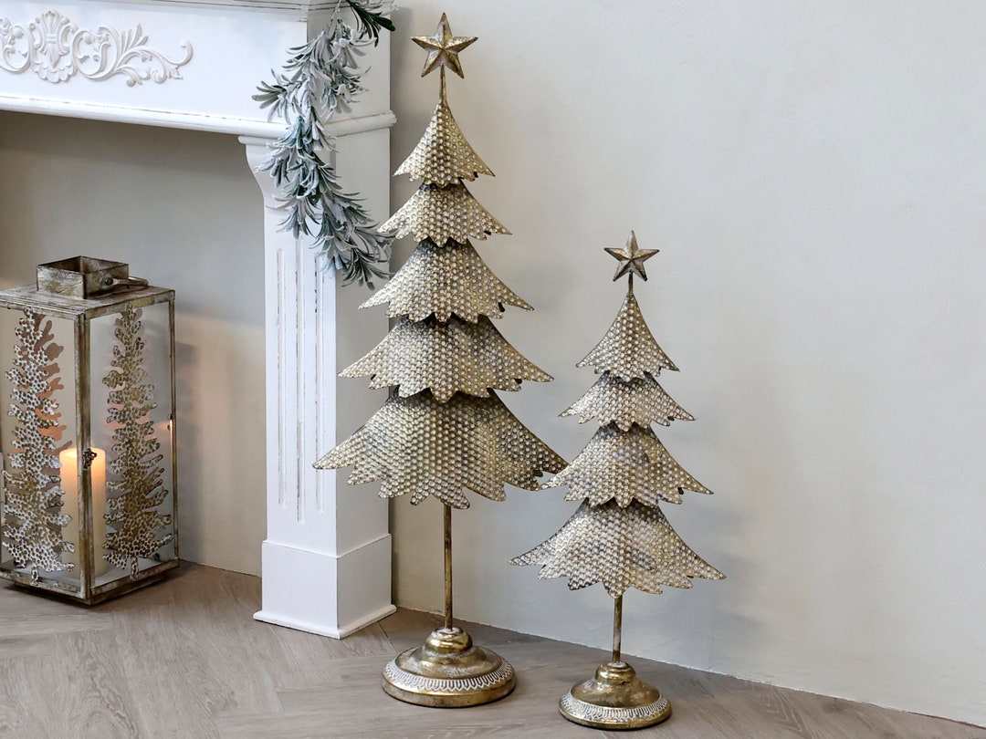 Antique Gold Christmas Tree Etsy UK