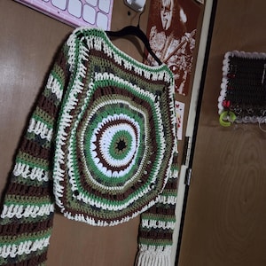 Crochet Eye Sweater