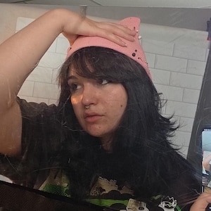 Pierced Cat Ear Hats