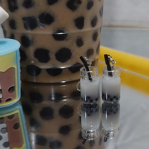 Boba Tea Earrings