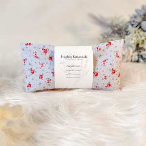 Eye pillow with organic flaxseed and lavender, yoga eye meditation pillow, heat pillow, cooling pillow, aroma pillow for the eyes, against migraines