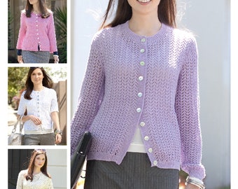 4 Ply Ladies Cardigan Knitting Patterns 