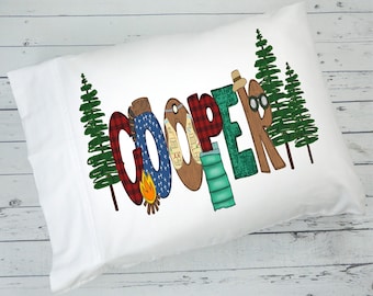 Personalized Camping Pillowcase