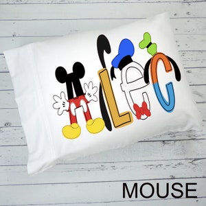 Personalized Mouse Pillowcase