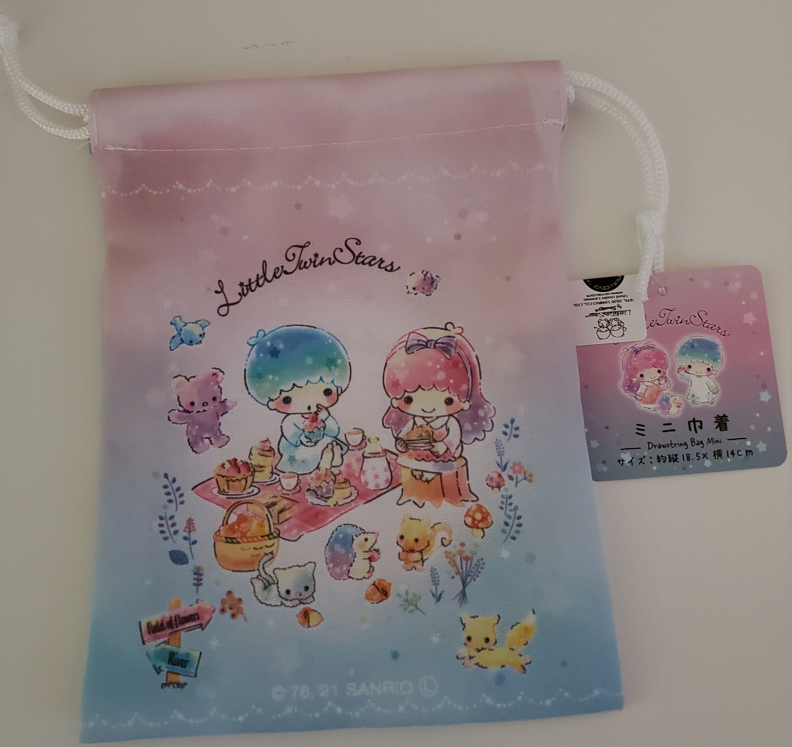 Sanrio Little Twin Stars Drawstring Mini Bag FREE STICKERS - Etsy