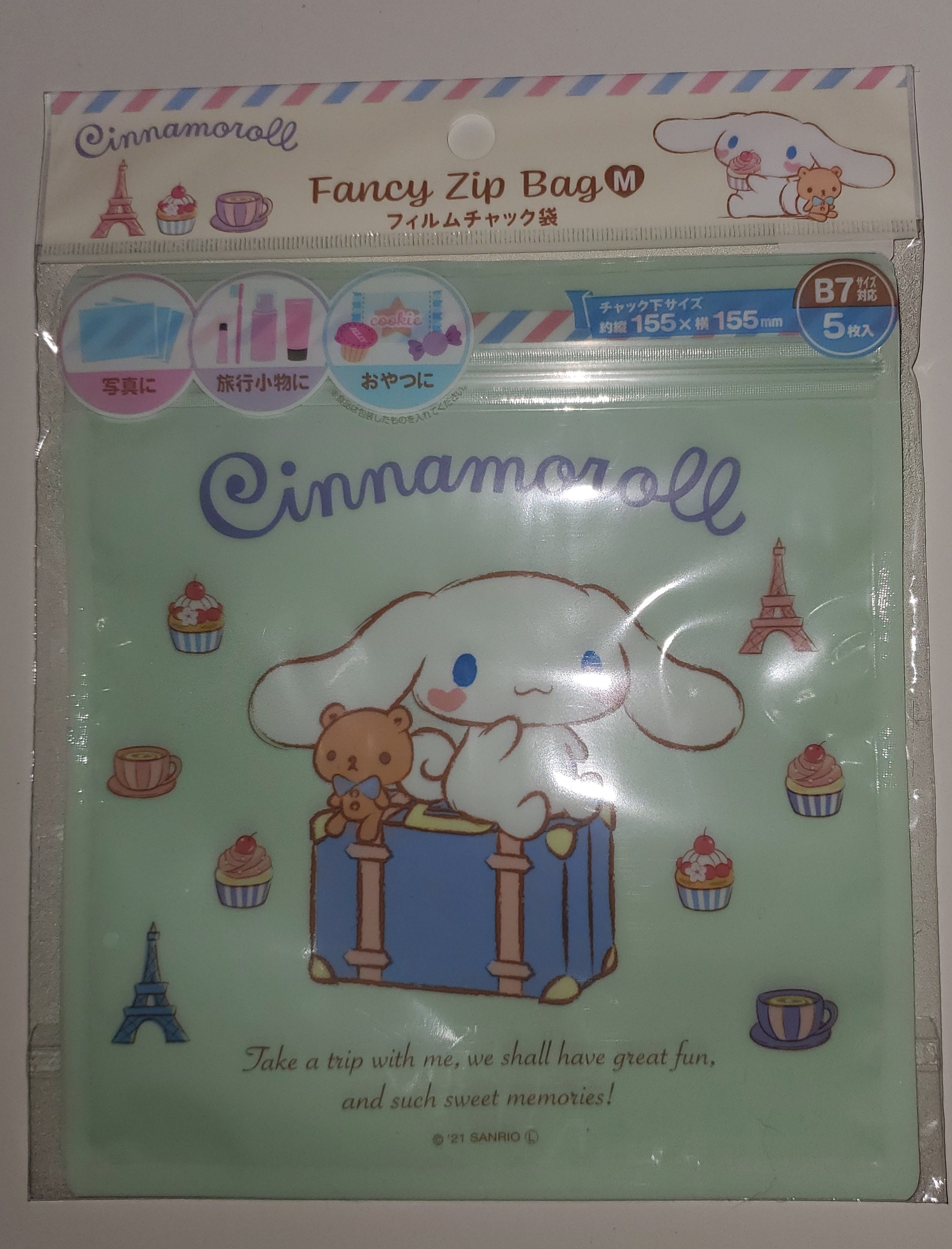 Sanrio Cinnamoroll Fancy Zip Bag Medium 5 Count For Gifts Etsy Finland