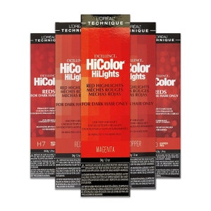 Intense-Red  H11  L'Oreal Excel HiColor , - Optional Bundles