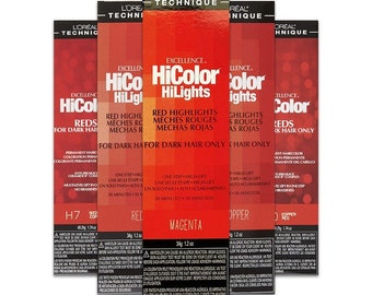 Intense-Red  H11  L'Oreal Excel HiColor , - Optional Bundles