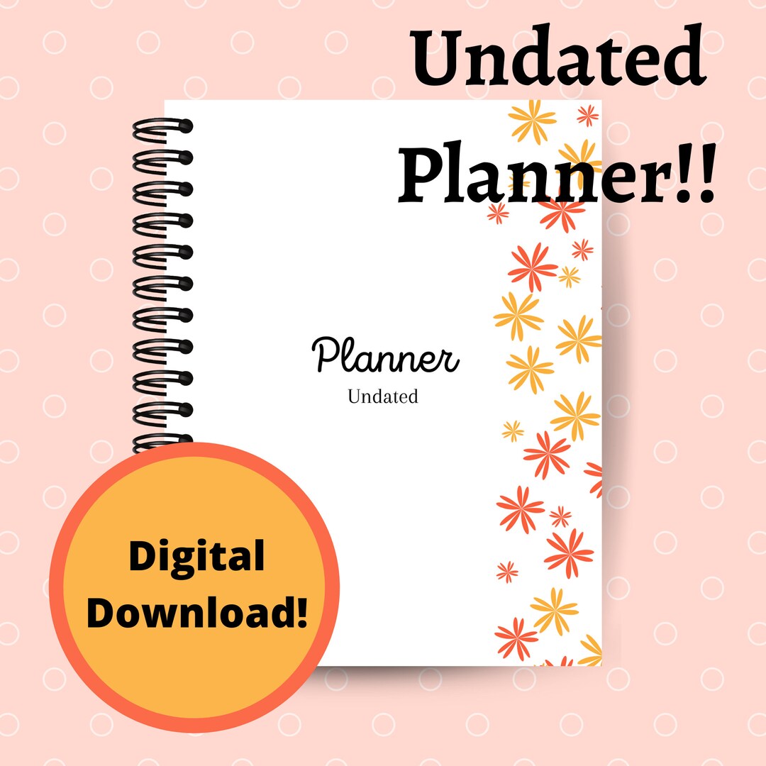 Printable Planner - Etsy